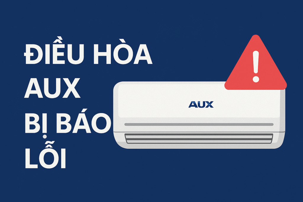 Máy lạnh AUX báo lỗi? Cách xử lý cực nhanh