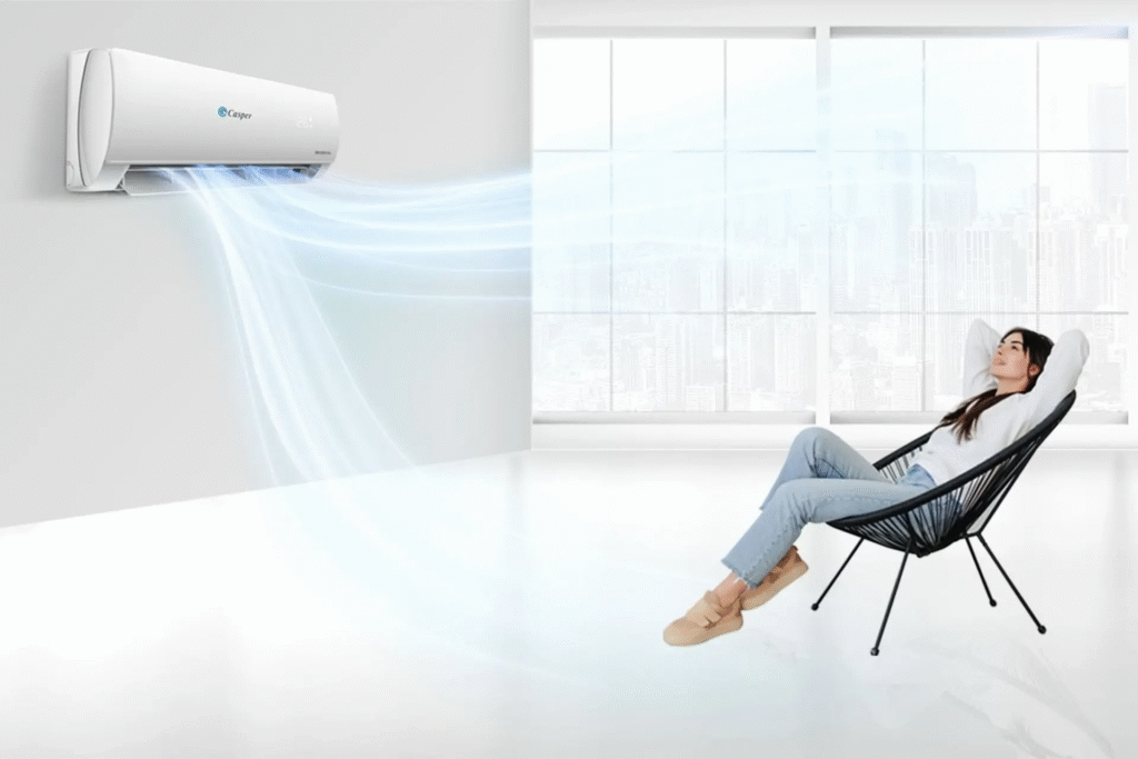 Máy lạnh Casper làm lạnh nhanh: Mát lạnh sau 30 giây