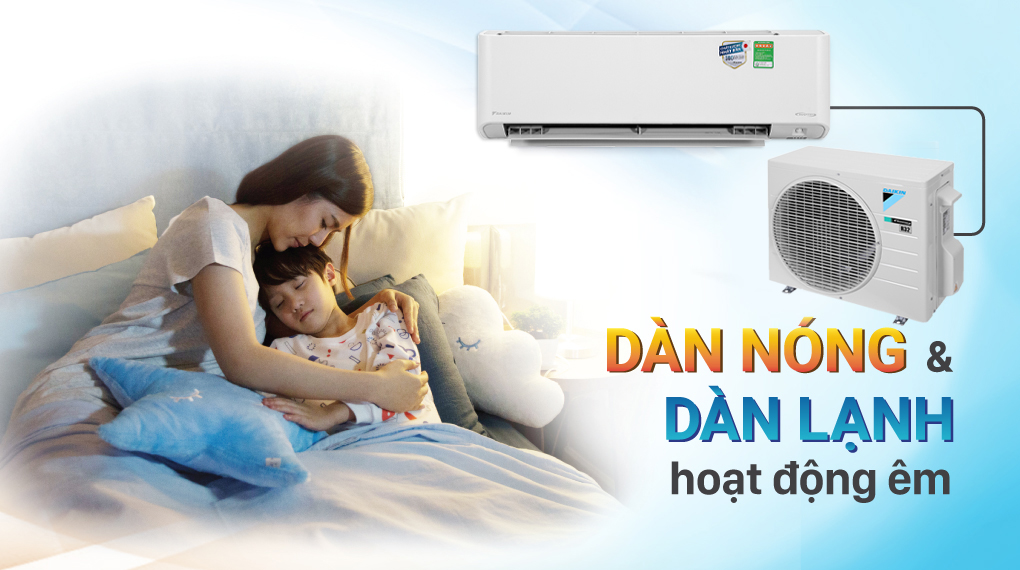 Máy lạnh Daikin KZ: Đêm ngủ không còn tiếng ồn
