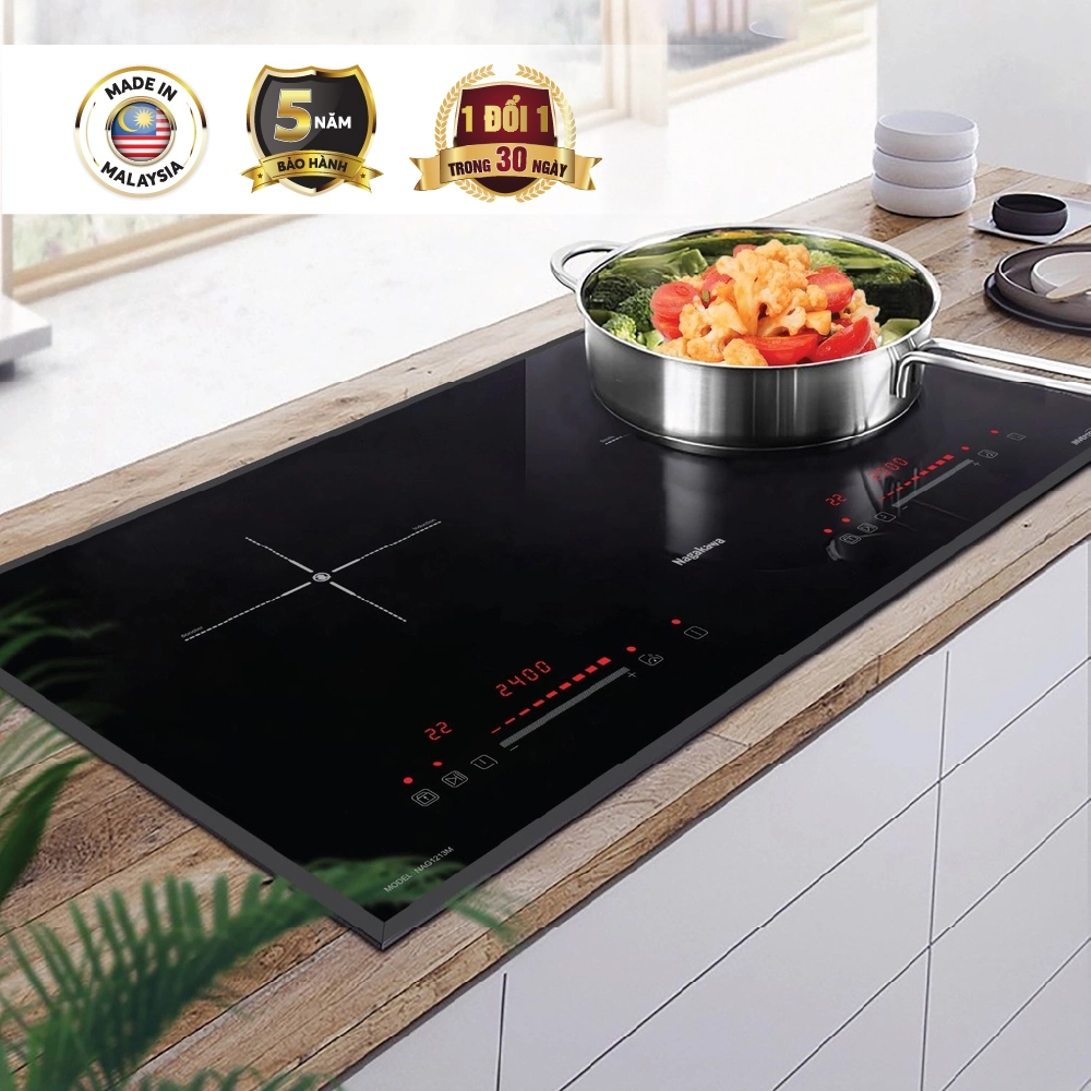 Bếp từ đôi Nagakawa NAG1213M Công suất 4400W - Ảnh 4