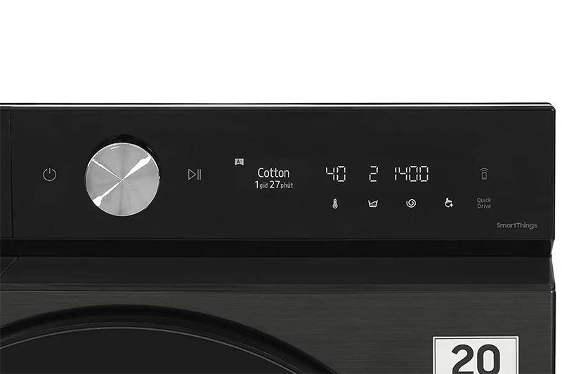 Máy giặt sấy Samsung Inverter WD12DB7B85GBSV - Ảnh 4