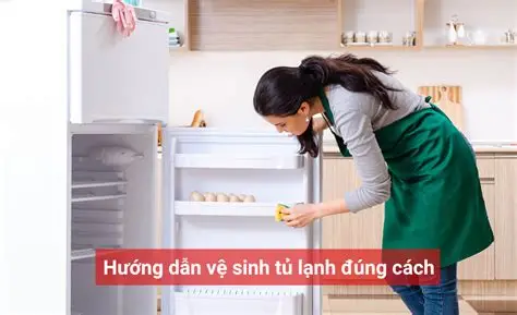 Thực hiện vệ sinh tủ lạnh tại nhà đúng cách không quá phức tạp. Chỉ cần chuẩn bị một số dụng cụ đơn giản và thực hiện theo đúng trình tự, bạn có thể làm sạch các ngăn, kệ, gioăng cửa và khu vực bên trong tủ mà không cần gọi thợ.