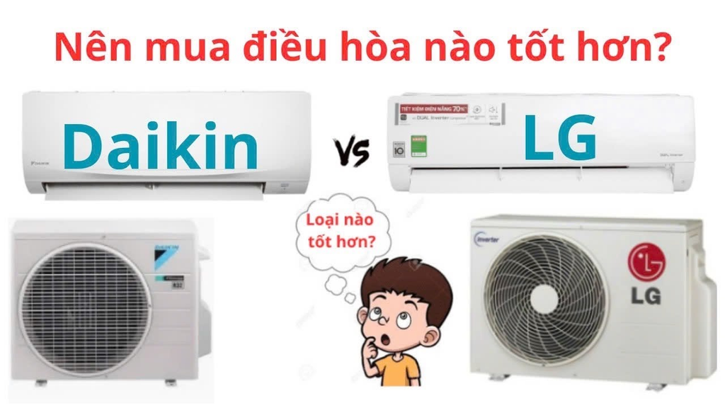 mua máy lạnh Daikin hay LG