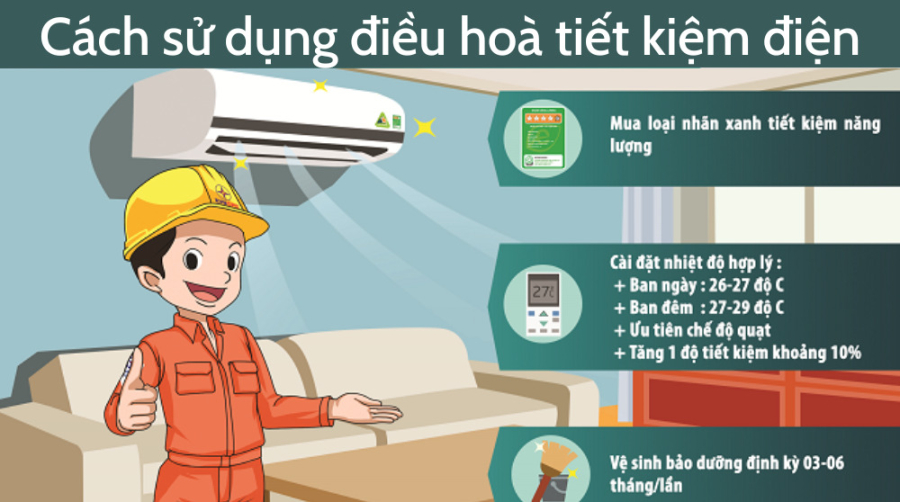 máy lạnh nên để bao nhiêu độ