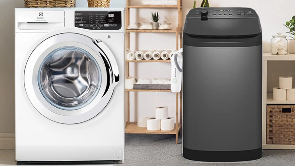 mua máy giặt cửa trên hay cửa trước
