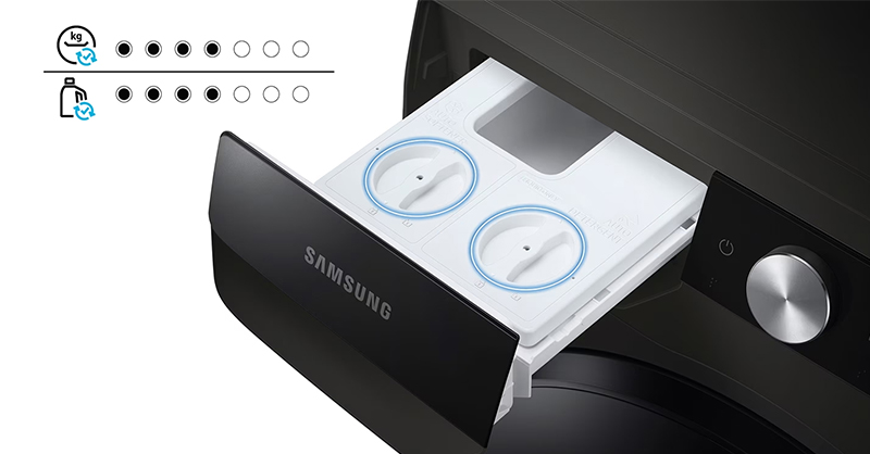AI Dispenser - Tự động phân bổ lượng nước giặt, nước xả tối ưu