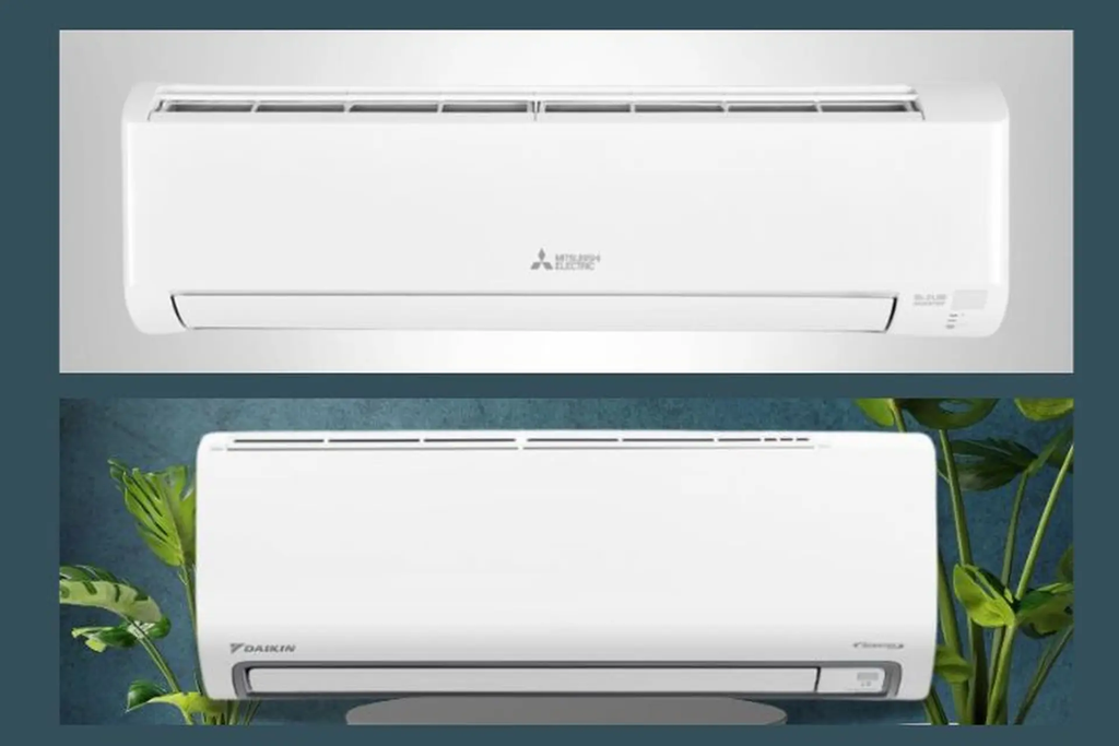 So sánh máy lạnh Mitsubishi và Daikin