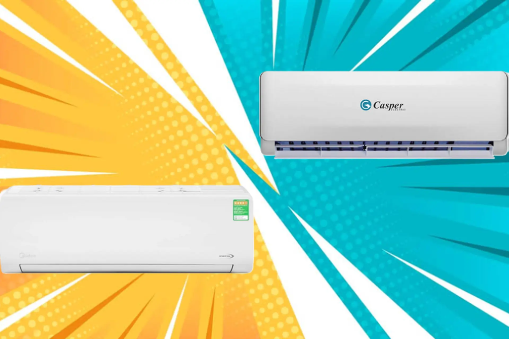 So sánh điều hòa Midea và Casper