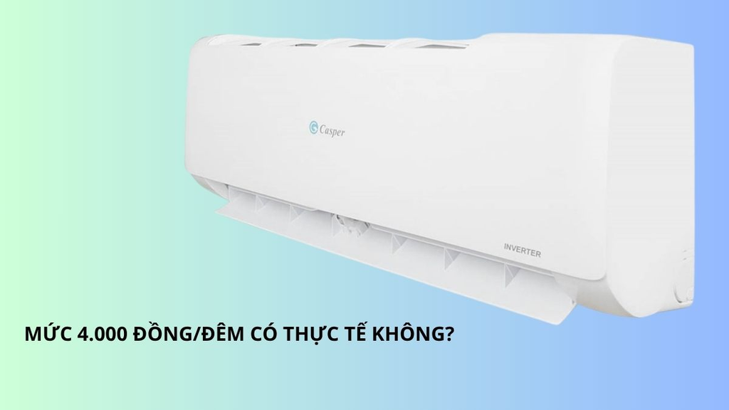 307. Máy lạnh Casper có tiết kiệm điện không? Mức tiêu thụ thực tế