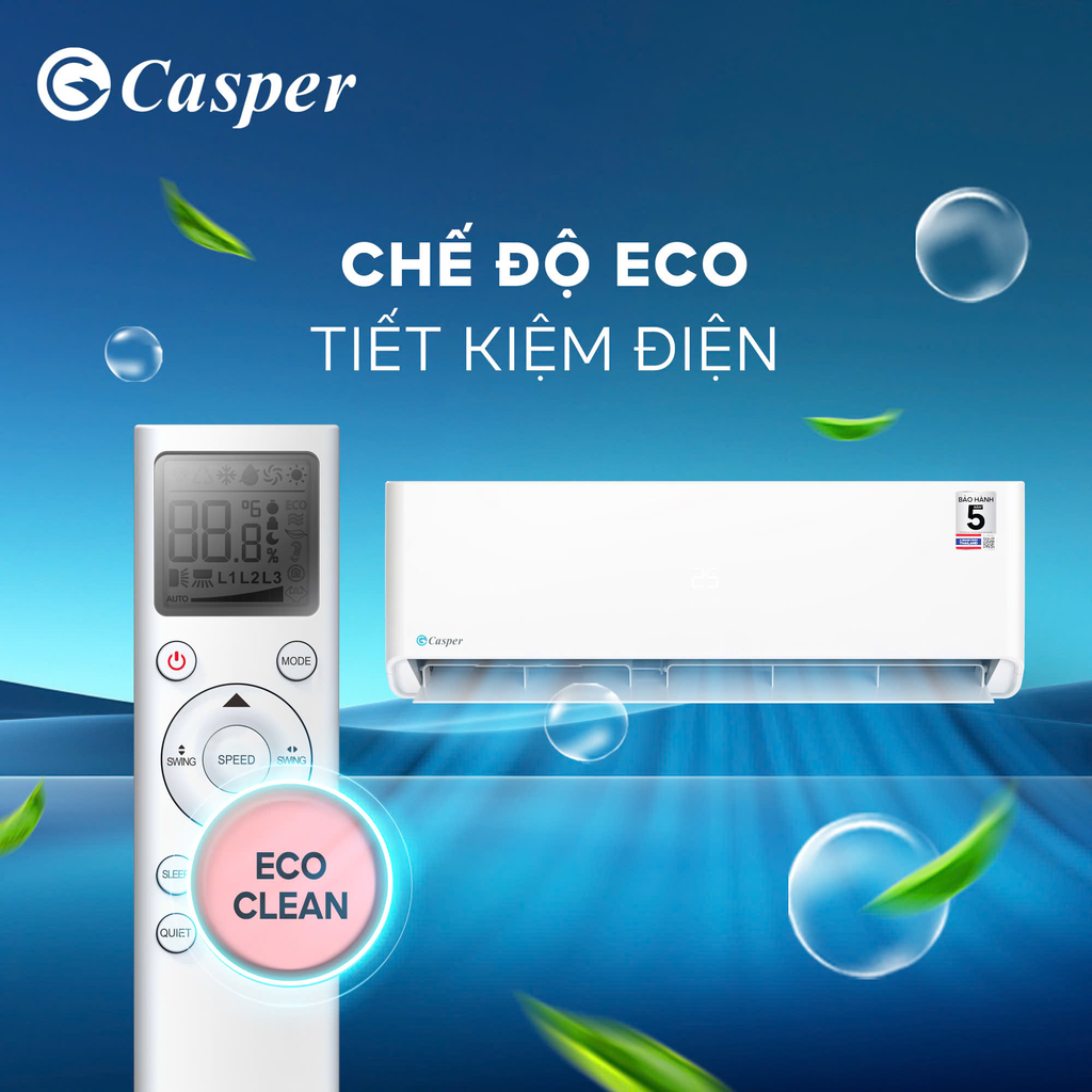 máy điều hòa Casper tiết kiệm điện đáng mua nhất