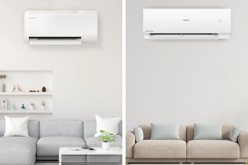 So sánh máy lạnh Samsung và Aqua