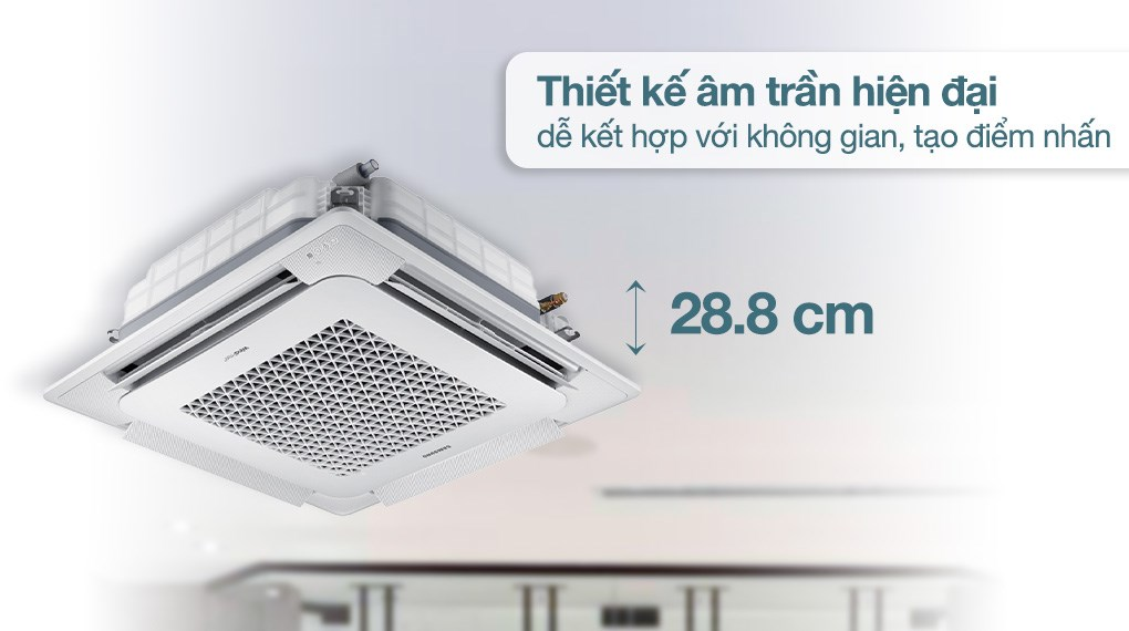 Trần nhà thấp lắp máy lạnh âm trần Samsung