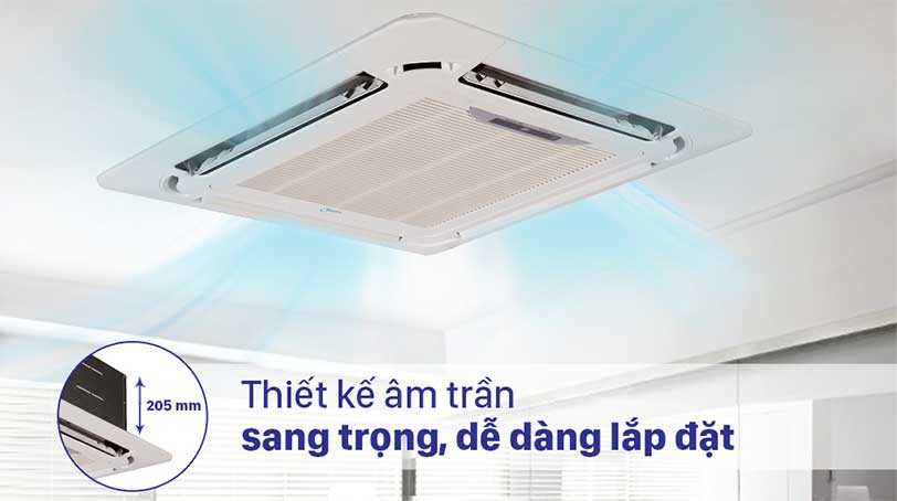 Máy lạnh âm trần LG và Midea