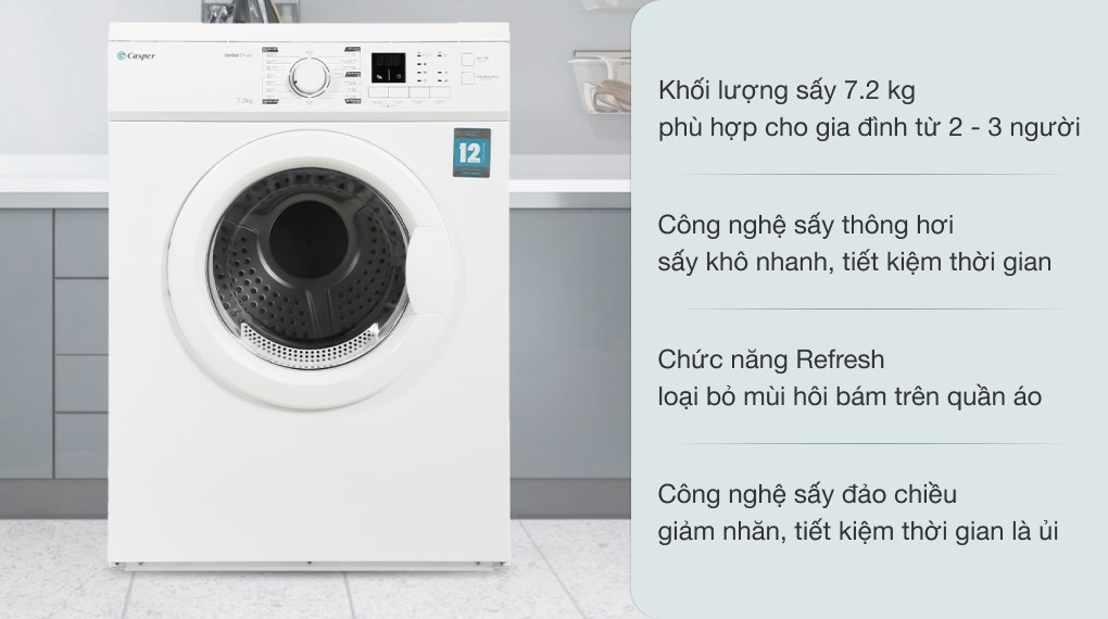 210. Cách chọn kích thước máy sấy phù hợp với gia đình bạn