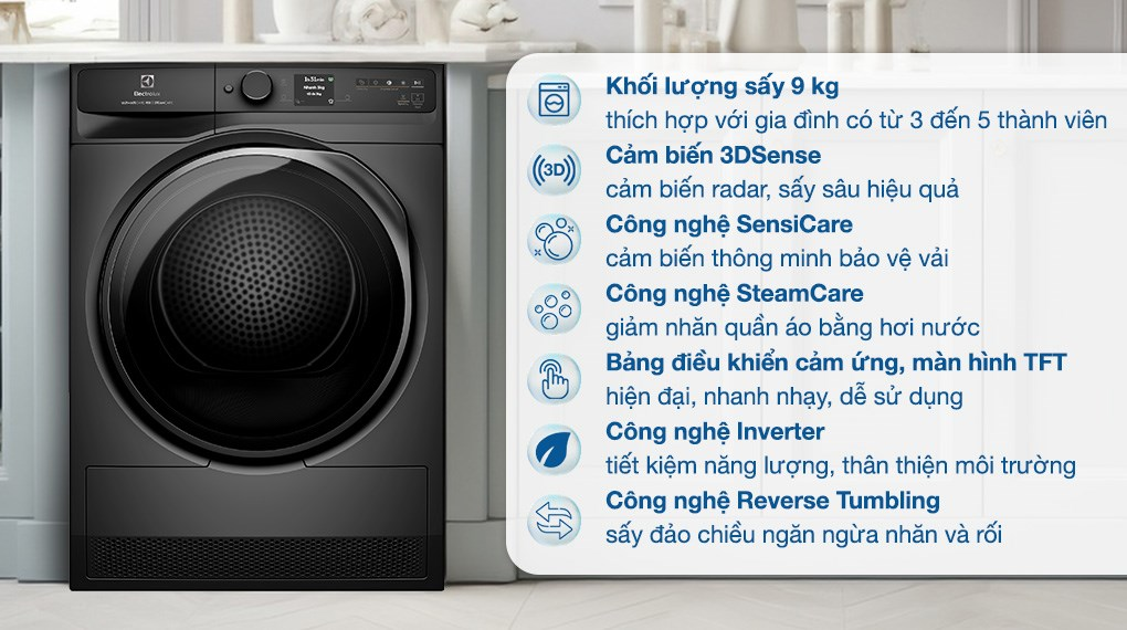 Máy sấy quần áo hãng nào tốt