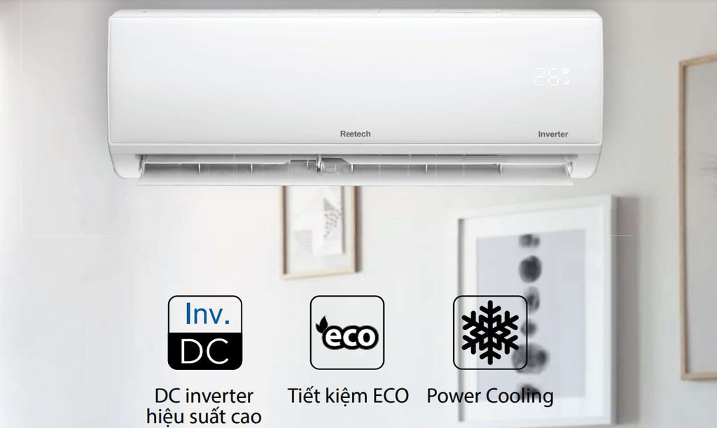 Máy lạnh treo tường Reetech tiết kiệm điện không