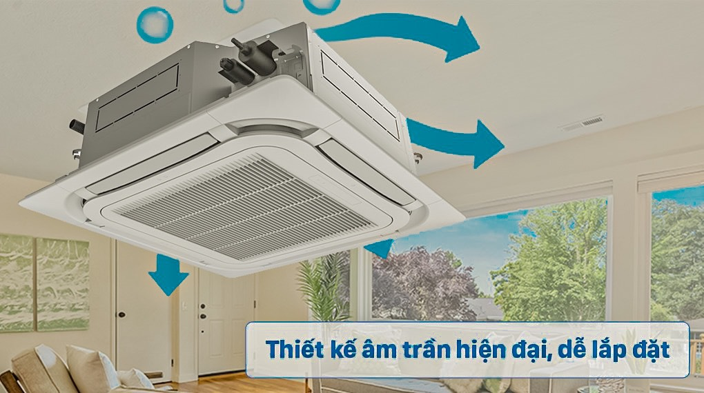So sánh máy lạnh âm trần Sharp và AUX