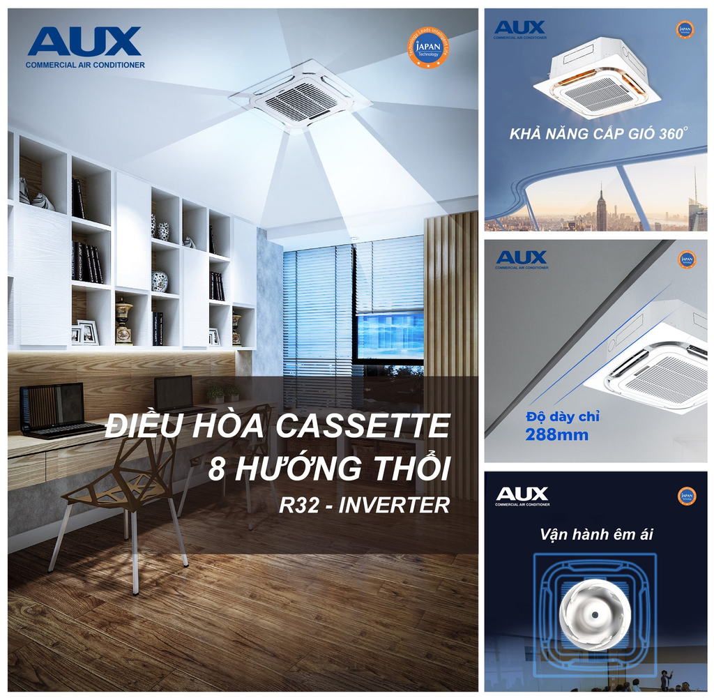 Máy lạnh âm trần AUX so với các thương hiệu khác có đáng mua