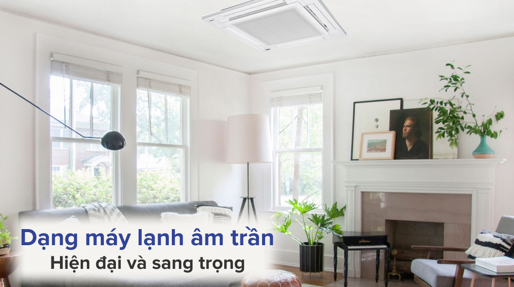 Máy lạnh âm trần Panasonic phù hợp với phòng khách