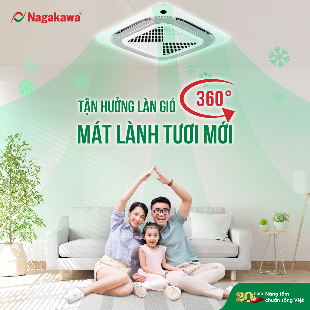 Nên mua máy lạnh âm trần Nagakawa hay Reetech