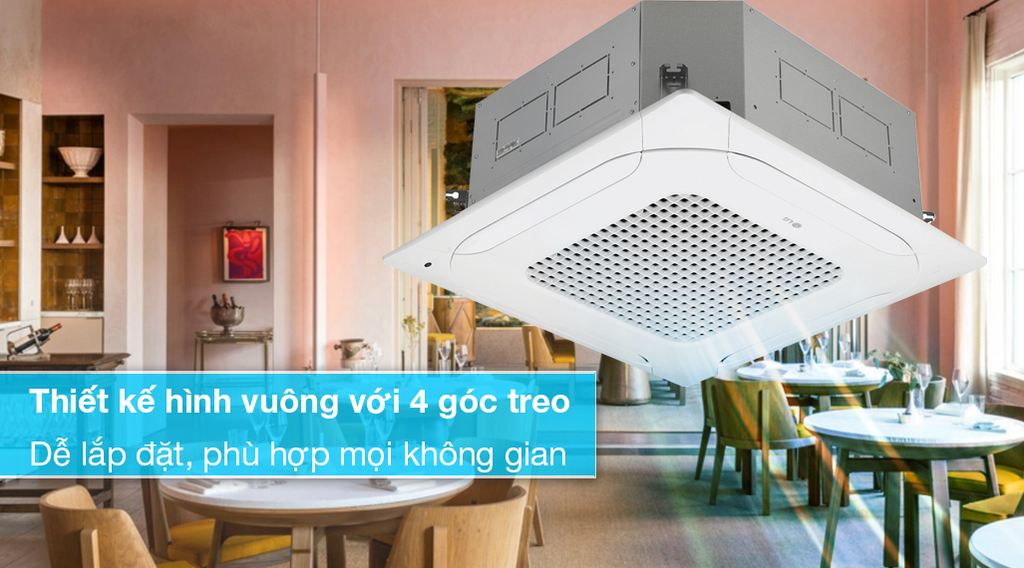 Máy lạnh âm trần LG phù hợp với quán cà phê