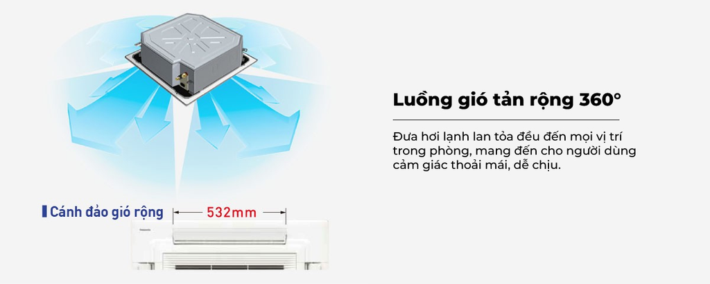 So sánh máy lạnh âm trần Panasonic và Toshiba