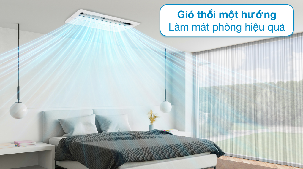 máy lạnh âm trần LG 1 hướng thổi hay 4 hướng