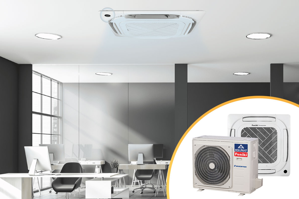 máy lạnh âm trần Airwell và Funiki